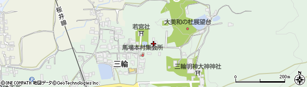 奈良県桜井市三輪118周辺の地図