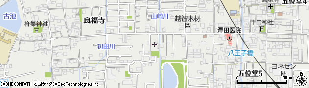 奈良県香芝市良福寺190周辺の地図