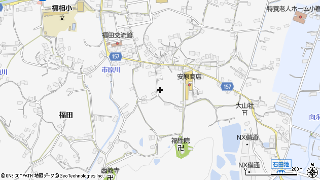 〒720-1264 広島県福山市芦田町福田（３７６−１０を除く）の地図