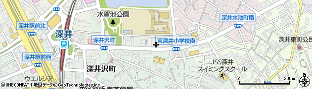 深井沢町ゆうすげ広場周辺の地図