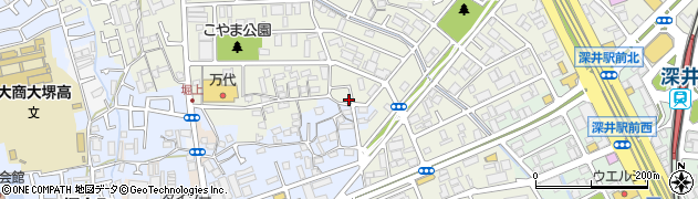 大阪府堺市中区深井清水町3350周辺の地図