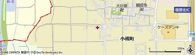 奈良県橿原市小槻町195周辺の地図