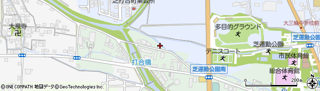 奈良県桜井市三輪800周辺の地図