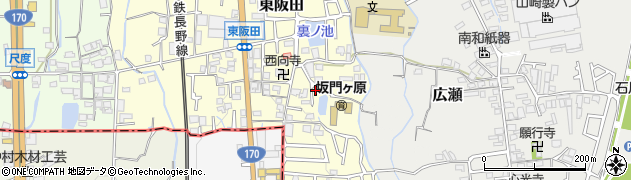 大阪府羽曳野市東阪田279周辺の地図