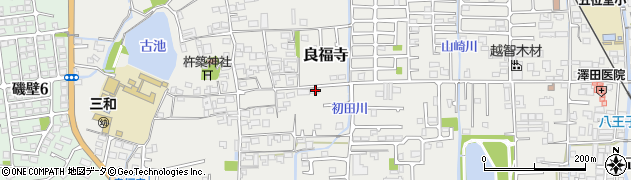 奈良県香芝市良福寺291周辺の地図
