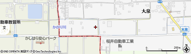 奈良県桜井市大泉148周辺の地図