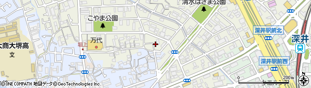 大阪府堺市中区深井清水町3375周辺の地図