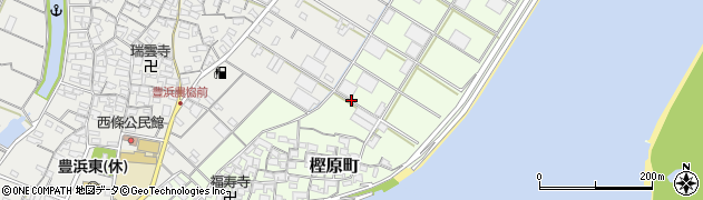 三重県伊勢市樫原町周辺の地図