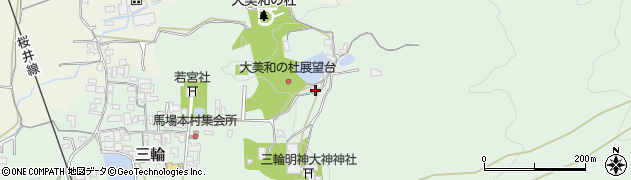 奈良県桜井市三輪48周辺の地図