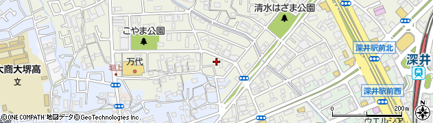 大阪府堺市中区深井清水町3368周辺の地図