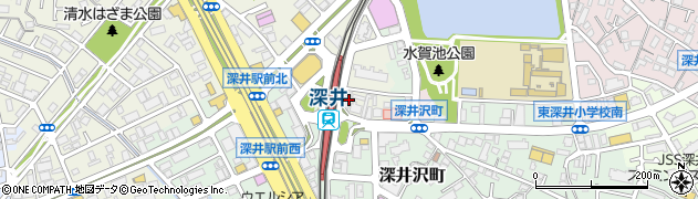 大阪府堺市中区深井清水町4036周辺の地図