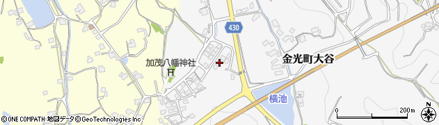 岡山県浅口市金光町大谷676周辺の地図