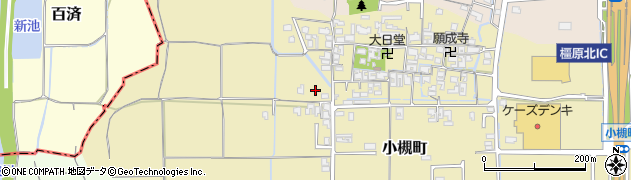奈良県橿原市小槻町203-5周辺の地図