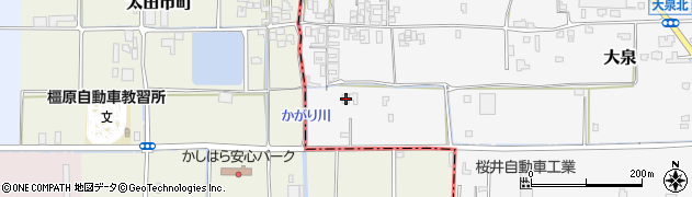 奈良県桜井市大泉135周辺の地図
