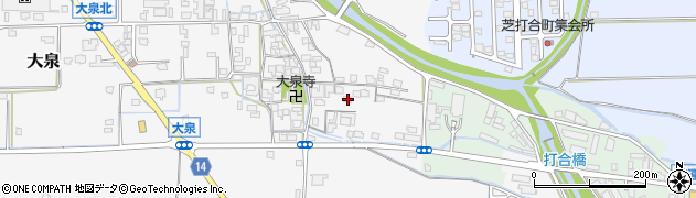 奈良県桜井市大泉246周辺の地図
