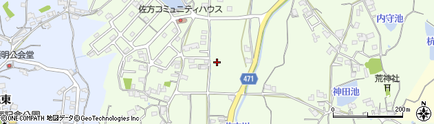 岡山県浅口市金光町佐方962周辺の地図