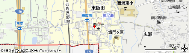 大阪府羽曳野市東阪田240周辺の地図