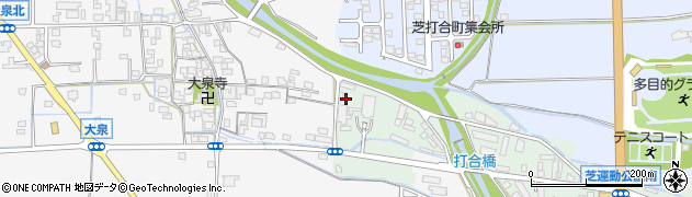 奈良県桜井市三輪841周辺の地図