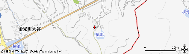岡山県浅口市金光町大谷1376周辺の地図