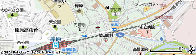 奈良県宇陀市榛原萩原2958周辺の地図