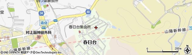 岡山県笠岡市春日台330周辺の地図