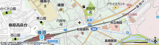 奈良県宇陀市榛原萩原2673周辺の地図