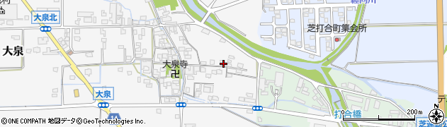 奈良県桜井市大泉279周辺の地図