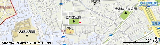 大阪府堺市中区深井清水町3310周辺の地図