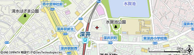 大阪府堺市中区深井清水町4005周辺の地図