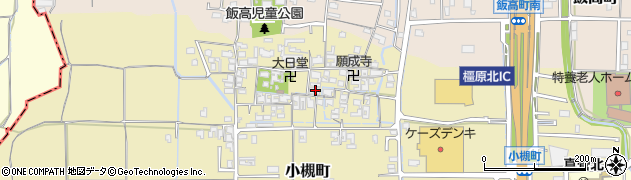 奈良県橿原市小槻町621周辺の地図