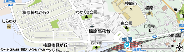 奈良県宇陀市榛原高萩台周辺の地図