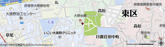 福田石材工業堺店周辺の地図