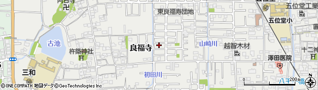 奈良県香芝市良福寺250周辺の地図