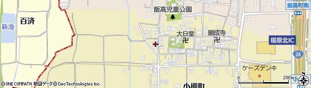 奈良県橿原市小槻町205周辺の地図