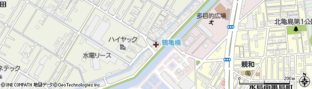 岡山県倉敷市連島町鶴新田3094周辺の地図