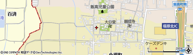 奈良県橿原市小槻町596周辺の地図