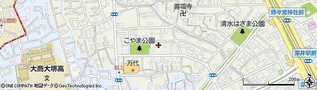 大阪府堺市中区深井清水町3289周辺の地図