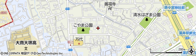 大阪府堺市中区深井清水町3291周辺の地図