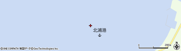 北浦港周辺の地図
