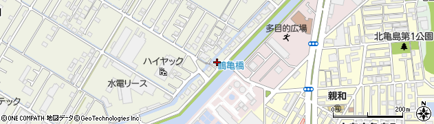 岡山県倉敷市連島町鶴新田3096周辺の地図