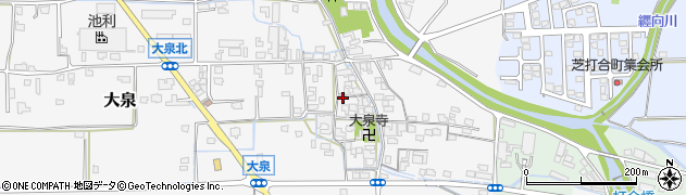 奈良県桜井市大泉319周辺の地図