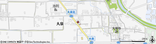 奈良県桜井市大泉352周辺の地図