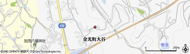 岡山県浅口市金光町大谷825周辺の地図