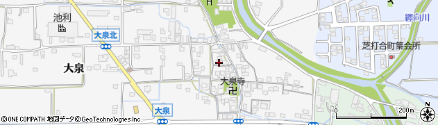 奈良県桜井市大泉317周辺の地図