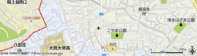 大阪府堺市中区深井清水町2093周辺の地図