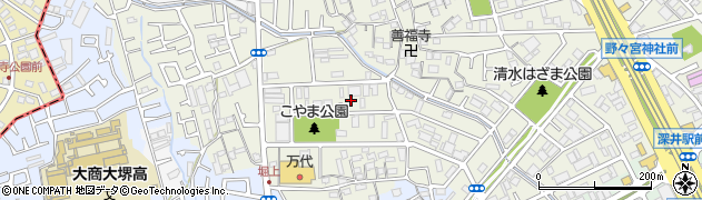 大阪府堺市中区深井清水町3260周辺の地図