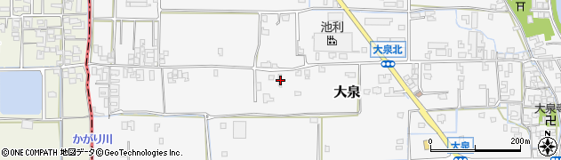 奈良県桜井市大泉399周辺の地図