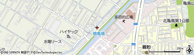 岡山県倉敷市連島町鶴新田3097周辺の地図