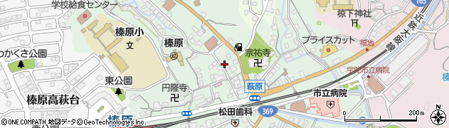 奈良県宇陀市榛原萩原2606周辺の地図