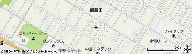 岡山県倉敷市連島町鶴新田2458-36周辺の地図